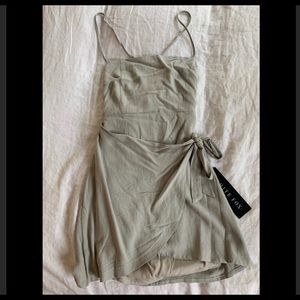 White Fox wrap dress